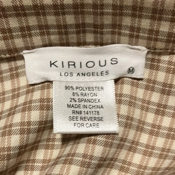 Brand: Kirious Los Angeles Color: tan/white Size: M - Picture 5 of 5